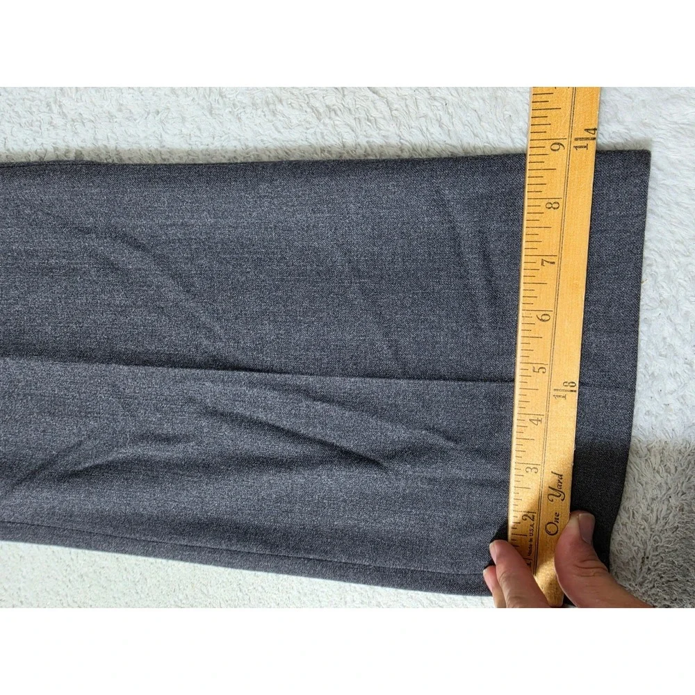 Banana Republic Dress Pants Mens 35/32 Grey Stretch Tailored Slim Fit Flannel